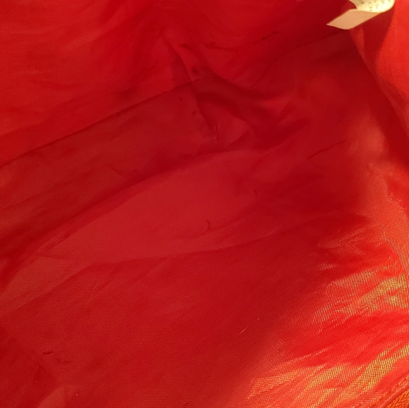 Target Red and Grey stripe purse. USED - Picture 5 of 7